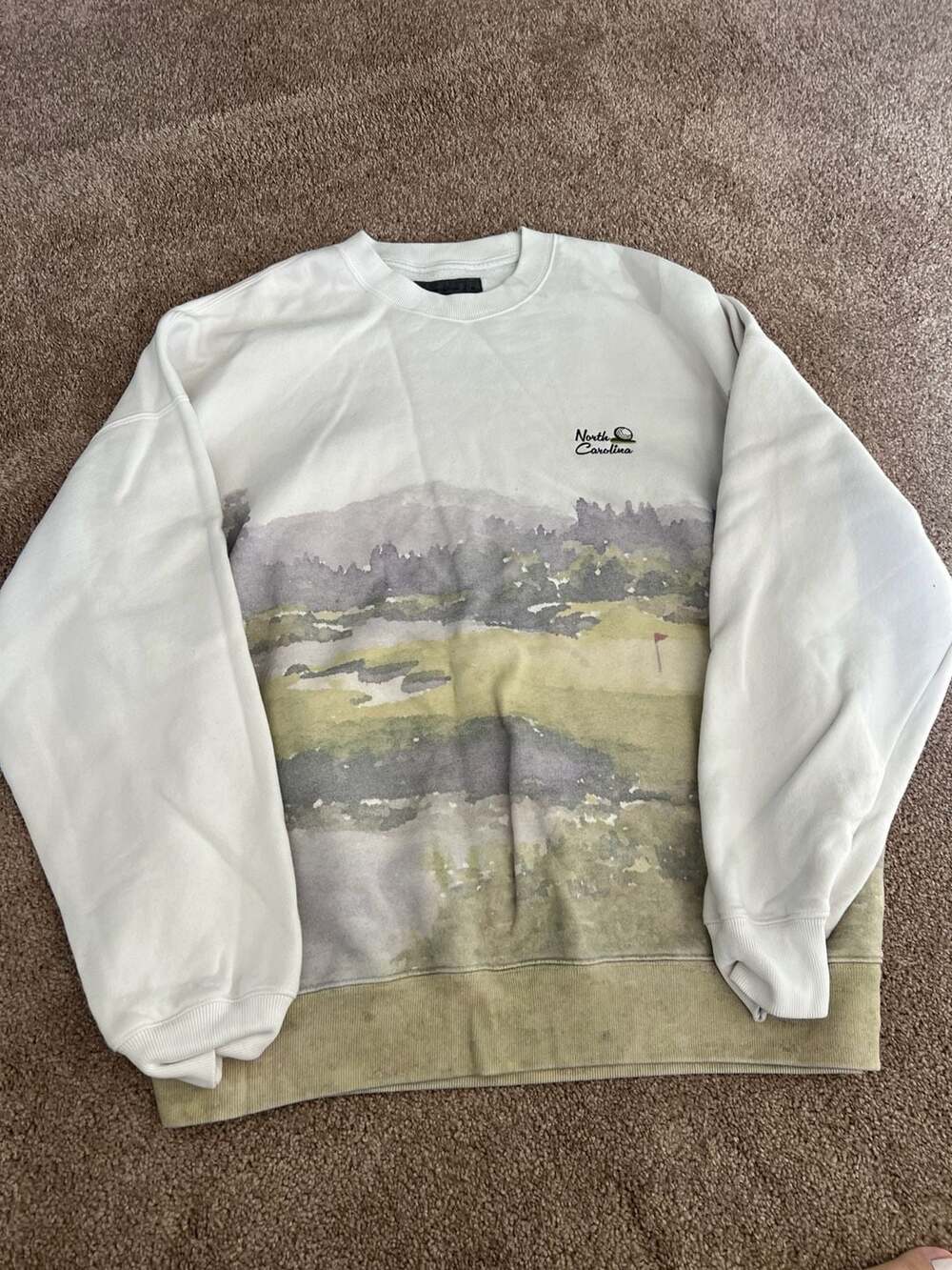Abercrombie & Fitch North Carolina Golf Graphic Crewneck Sweatshirt XL